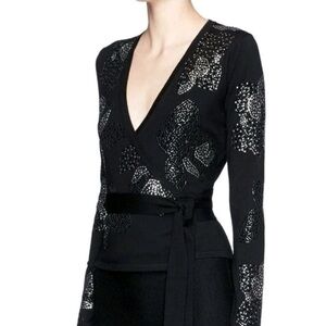 Diane Von Furstenberg Ballerina Wrap Sweater-Size